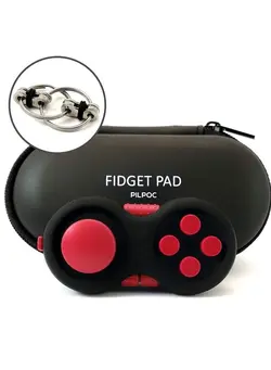گجت، فیجت و سرگرمی اسپینر Fidget Pad Fidget Controller Toy For Highly Increased Focus, Reduced Stress, Anxiety, Adhd Clicker, Fidget Clicker, Controller Fidget Toy, Fidget Remote Control, Kids Toy Controller Sensory 