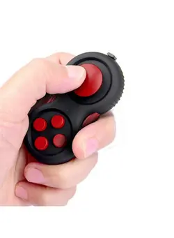 گجت، فیجت و سرگرمی اسپینر Duddycam™ Original Fidget Pad 8 Fun Features, Handheld Fidget Retro Controller Game Pad, Focus Toy, Anxiety Stress Relief Sensory For Children, Adults, Add, Adhd & Skin Picker (Red) 