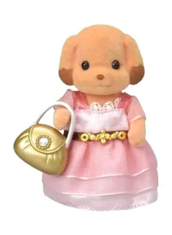 عروسک و لوازم  جانبی سایر Town Girl Series Toy Poodle Doll With Hand Bag Kit 6004 