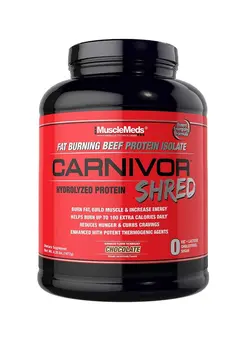 مکمل‌های ورزشی پروتئین Carnivore Shred Fat Burning Beef Protein Isolate Chocolate Flavor 56 Servings