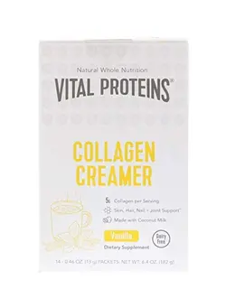 مکمل‌های تقویتی و تنظیمی نوشیدنی‌های مغذی Collagen Creamer - 14 Packets - Vanilla Packet