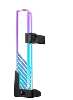 اسباب‌بازی‌های الکترونیکی سایر Cooler Master Master Accessory ARGB GPU Support Bracket Edge-Lit ARGB Tempered Glass Universal GPU Bracket  Multiple Orientations (MCA-U000R-GSBTG-00) 