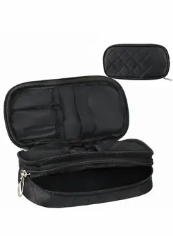 زیبایی و آرایش سایر Makeup Bag Small Travel Cosmetic for Women Girls Pouch Brush Bags Kit Organizer Gifts Purse Toiletry Bag, Black 