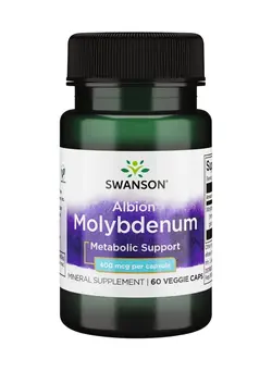 ویتامین و ساپلیمنت مکمل‌های گوارشی Swanson Albion Chelated Molybdenum 400 mcg 60 Veg Capsules