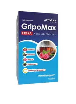 ویتامین و ساپلیمنت مکمل‌های گوارشی Gripomax Extra Food Supplement 10 Sachets