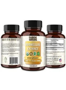 ویتامین و ساپلیمنت مکمل‌های گوارشی Oladole Natural Boswellia Extract 450mg 120 Capsule