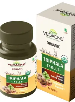 مکمل‌های تقویتی و تنظیمی پاکسازی و سم‌زدایی USDA Certified Organic Triphala Tablets For Detoxification