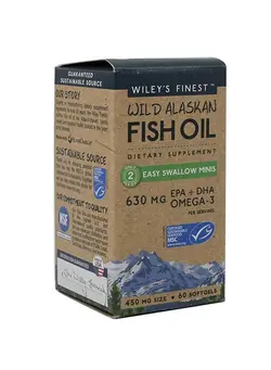 ویتامین و ساپلیمنت مکمل‌های گوارشی WILEYS EASY SWALLOW MINIS SOFTGEL 60S