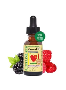 ویتامین و ساپلیمنت مکمل‌های گوارشی Vitamin D3 Vitamin D Drops For Kids Supports Immune Respiratory Heart & Bone Health Allnatural Glutenfree Nongmo 500 Iu (12.5 Mg) Natural Berry Flavor 1 Fl. Oz Bottle