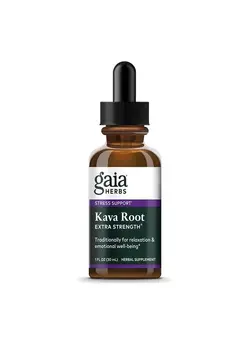 ویتامین و ساپلیمنت مکمل‌های گوارشی Kava Kava Root Extra Strength Liquid Supplement, 1 Ounce - Promotes Emotional Balance, Calm & Relaxing , Brown , 1 Fl Oz (Pack of 1)