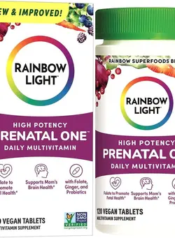 ویتامین و ساپلیمنت مکمل‌های گوارشی RAINBOW LIGHT VIBRANCE MULTIVITAMIN PRENATAL ONE, 120 Ounce