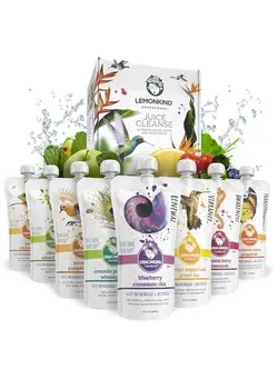 مکمل‌های تقویتی و تنظیمی مدیریت وزن 1-Day CORE Cleanse: Kickstart Weight Management & Banish Bloating - Effortless Detox with Plant-Based, Non-GMO and Gluten-Free Juices - 8 Refreshing Flavors