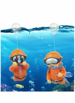 گجت، فیجت و سرگرمی اسپینر Floating Fish Tank Decorations，Aquarium Decorations, Lovely Diver Device Accessories，Suitable for All Kinds of Tanks（2 Pack） 