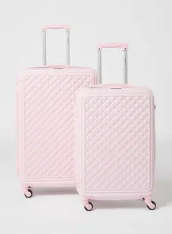 چمدان و ساک مسافرتی ست چمدان 2-Piece Luggage Set Pink 