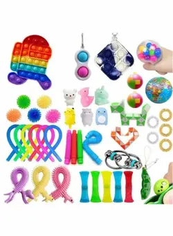 گجت، فیجت و سرگرمی پاپ ایت 45 Piece Simple Mini Bubble Sensory Non Toxic  Fidget Playset 