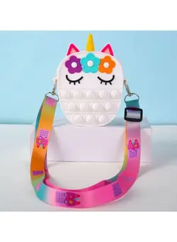 گجت، فیجت و سرگرمی پاپ ایت Bubble Sensory Fidget Shoulder Bag Toy 13.6 x 9.7 x 4cm 