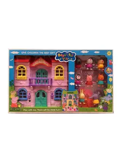 گجت، فیجت و سرگرمی پاپ ایت Peppa  beautiful Villa set Toys with all Friends for Kids Gift 