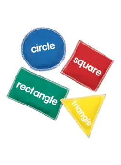 بازی‌های فضای باز و تجهیزات پارک سایر 12-Piece Shapes Bean Bags Set 