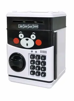 اسباب‌بازی‌های مشاغل و اماکن ست‌های قلک Kumanon Bear Cartoon Design Piggy Bank Mini ATM Money Safe Box 