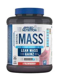 مکمل‌های ورزشی پروتئین Critical Mass Lean Mass Gainz Strawberry -40 Scoops 2.4 Kg