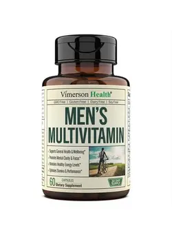 ویتامین و ساپلیمنت مکمل‌های گوارشی Multivitamin for Men - Daily Men's Multivitamins & Multiminerals Supplement for Energy, Focus and Performance. Mens Vitamins A, C, D, E & B12, Zinc, Calcium, Magnesium & More. 30 Days of Multi Vitamin