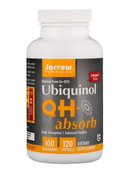ویتامین‌های خوراکی مکمل‌های سلامت قلب Ubiquinol QH-Absorb - 120 Softgels