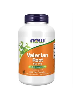 ویتامین و ساپلیمنت مکمل‌های گوارشی Supplements, Valerian Root (Valeriana officinalis) 500 mg, Herbal Supplement, 250 Veg Capsules
