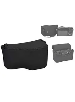 لوازم جانبی فیلم‌برداری و عکاسی سایر Jjc Black Ultra Light Neoprene Camera Case Pouch Bag For Sony Alpha A6600 A6500 A6400 A6300 A6100 A6000 A5100 With Sony Selp1650 1650Mm Zoom Pancake Lens Size 120 X 73 X 87Mm (W X H X D) 