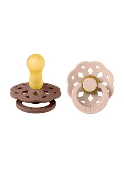 تغذیه و نگهداری کودک پستانک Pack of 2 Boheme Latex S2 Woodchuck and Blush 