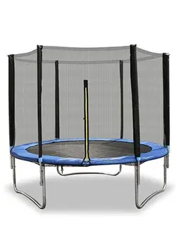 بازی‌های فضای باز و تجهیزات پارک ترامپولین Outdoor Trampoline with Enclosure 
