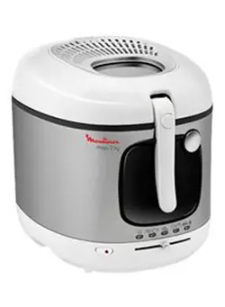 سرخ‌کن سرخ‌کن با روغن Electric Deep Fryer 2100W 2100.0 W AM480027 White/Silver 