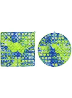 گجت، فیجت و سرگرمی پاپ ایت 2-Piece Big Size Pop Push Bubble Sensory Fidget Toy 