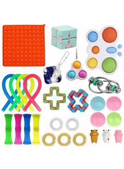 گجت، فیجت و سرگرمی پاپ ایت 28-Piece Big Size Pop Push Bubble Sensory Fidget Toy 