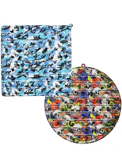 گجت، فیجت و سرگرمی پاپ ایت 2-Piece Big Size Pop Push Bubble Sensory Fidget Toy 