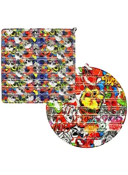 گجت، فیجت و سرگرمی پاپ ایت 2-Piece Big Size Pop Push Bubble Sensory Fidget Toy 