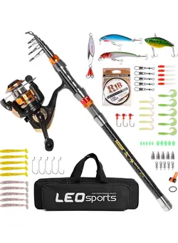 ماهیگیری چوب ماهیگیری Fishing Rod And Reel Combo 50x8x19cm 