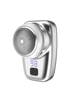 مردانه ماشین اصلاح Mini Portable Electric Shaver, Pocket Size Portable Shaver, Wet and Dry Mens Washable Electric Razor With USB Rechargeable Shaver,LED Display 