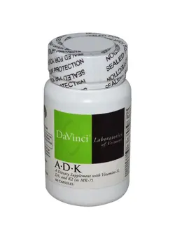 ویتامین و ساپلیمنت مکمل‌های گوارشی A D K Dietary Supplement-60 Capsules