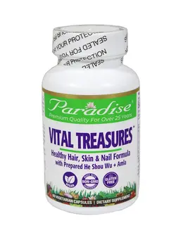 ویتامین و ساپلیمنت مکمل‌های گوارشی Vital Treasures Hair, Skin And Nails Dietary Supplement - 60 Vegetarian Capsules