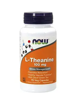 ویتامین و ساپلیمنت مکمل‌های گوارشی L-Theanine Stress Management - 90 Capsules