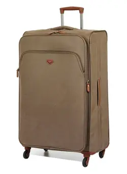 چمدان و ساک مسافرتی چمدان تک New Uppsala Soft Expandable Large Luggage Trolley 78cm Clay 
