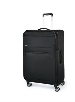چمدان و ساک مسافرتی چمدان تک Moorea Soft Expandable Luggage Trolley Large 76cm Black 