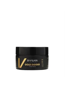 لوازم و مواد فرم‌دهی مو کرم و واکس Gold Digger Hair Wax - Super Strong Hold Matte Finish Clean Cut Look Long Lasting Hair Pomade Easy to Style for Fullness & Texture Smoothing & Slick Hair Molding Wax Paste Gel for Men 15ml 