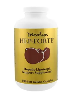 ویتامین‌های خوراکی مکمل‌های سلامت قلب Marlyn Hep-Forte - 500 Capsules