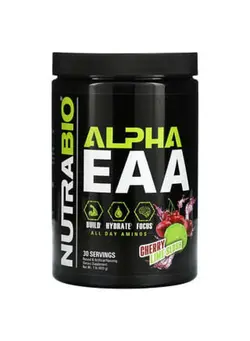 مکمل‌های ورزشی افزایش انرژی NutraBio Labs Alpha EAA Cherry Lime Slush 1 lb (455 g)