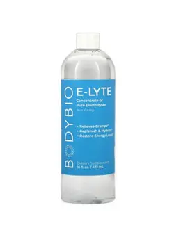 مکمل‌های ورزشی افزایش انرژی BodyBio E-Lyte 16 fl oz (473 ml)