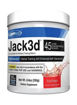 مکمل‌های ورزشی قبل از تمرین JACK 3D Fruit Punch Pre Workout Powder