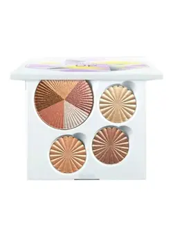 آرایشی صورت هایلایتر Glow Up Highlighter Palette Golden Bronze/Cool Pink/Pearly White 