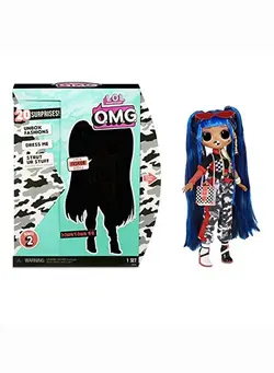 عروسک و لوازم  جانبی اکسسوری عروسک Lol Surprise Omg Downtown B.B. Fashion Doll With 20 Surprises 