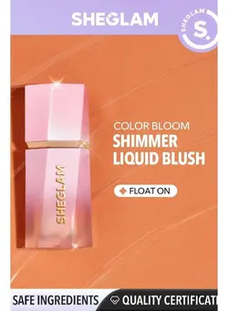 آرایشی صورت رژ  گونه و برنزر Color Bloom Liquid Blush - Float On 